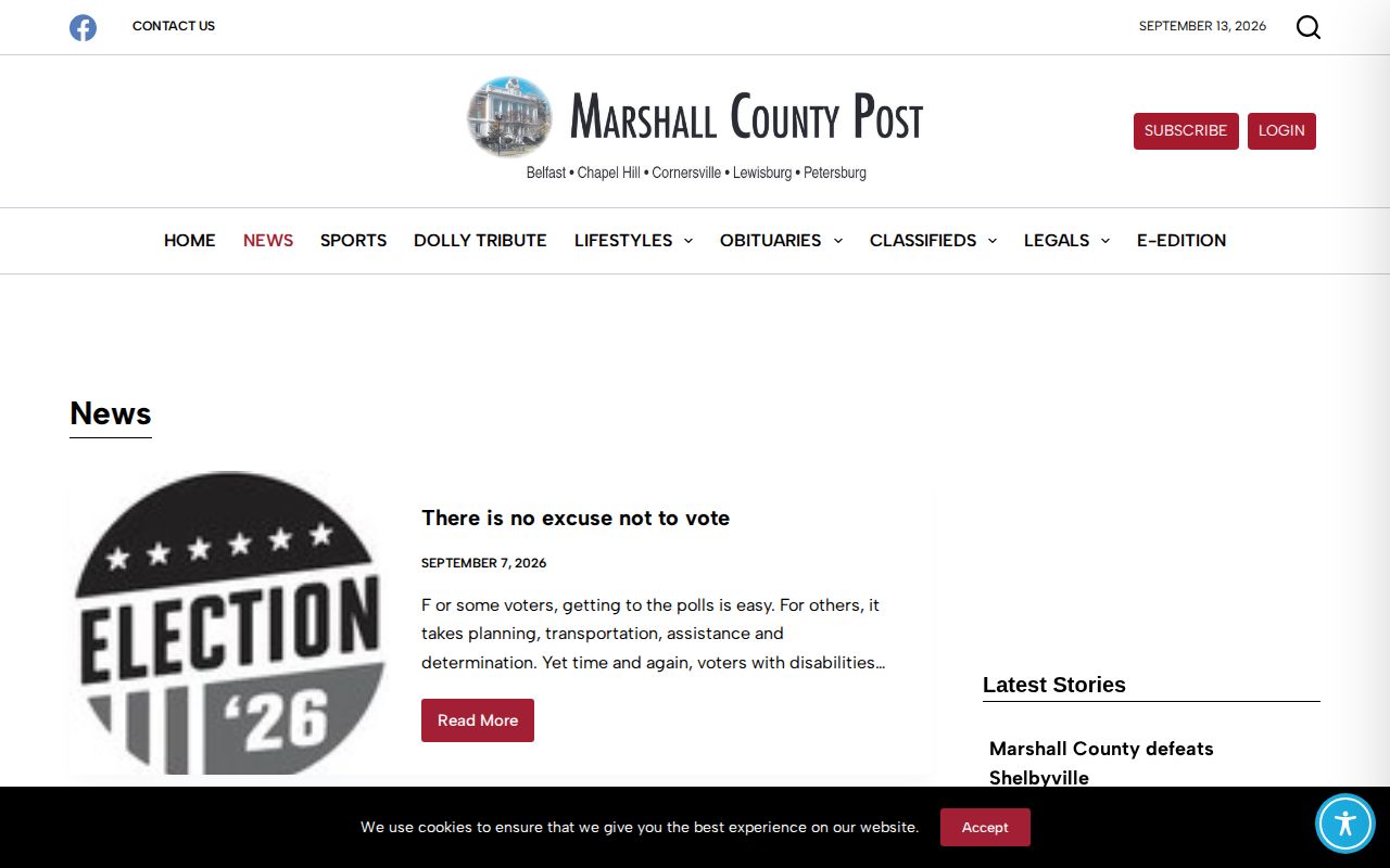 Marshall County police blotter news archive